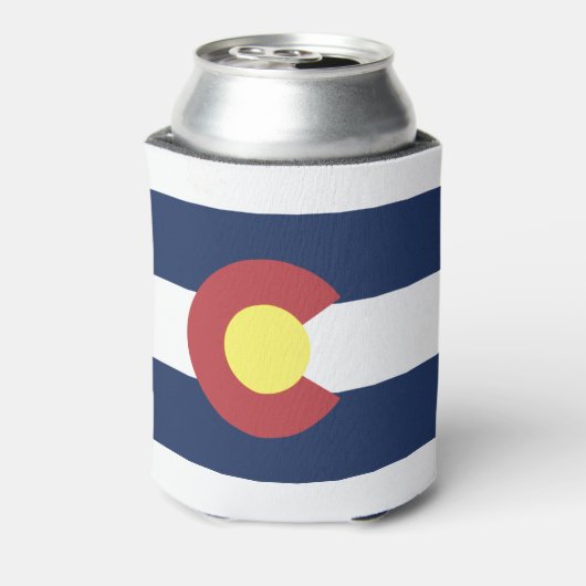 Vlag van Colorado Blikjeskoeler (Blikje Achterkant)