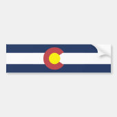 Vlag van Colorado Bumpersticker (Voorkant)