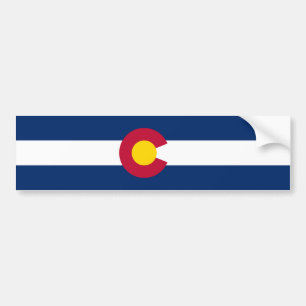 Vlag van Colorado Bumpersticker