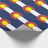 Vlag van Colorado Cadeaupapier (Hoek)