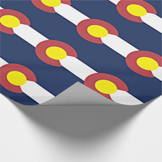 Vlag van Colorado Cadeaupapier (Hoek)