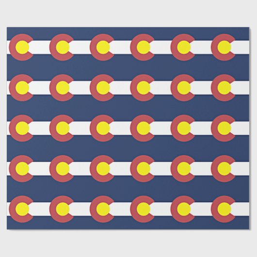 Vlag van Colorado Cadeaupapier (Vlak)
