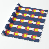 Vlag van Colorado Cadeaupapier (Uitgerold)
