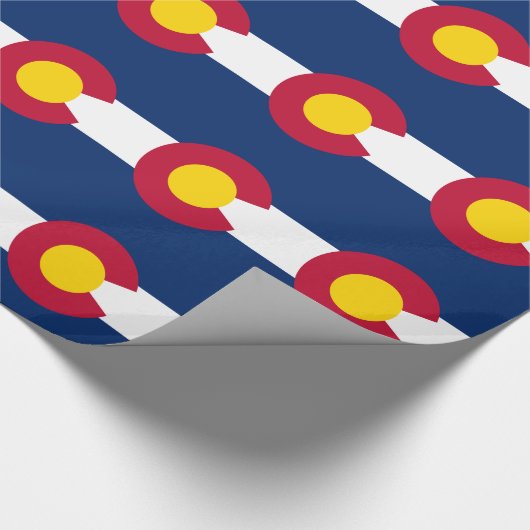 Vlag van Colorado Cadeaupapier (Hoek)