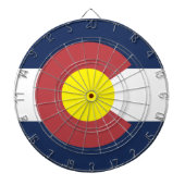 Vlag van Colorado Dartbord (Voorkant)