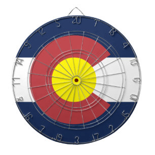 Vlag van Colorado Dartbord