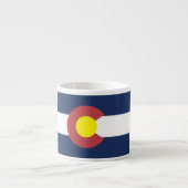 Vlag van Colorado Espresso Kop (Voorkant)