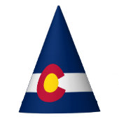 Vlag van Colorado Feesthoedjes (Voorkant)