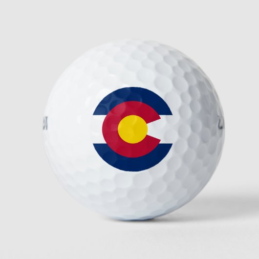Vlag van Colorado Golfballen (Voorkant)