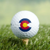 Vlag van Colorado Golfballen (Insitu Shirt)