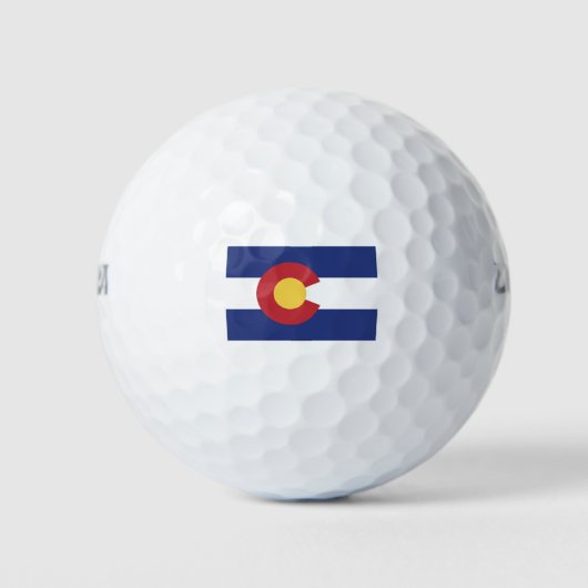 Vlag van Colorado Golfballen (Voorkant)