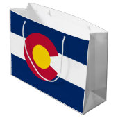 Vlag van Colorado Groot Cadeauzakje (Achterkant Gekanteld)