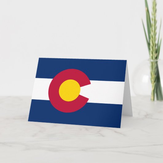 Vlag van Colorado Kaart (Voorkant)