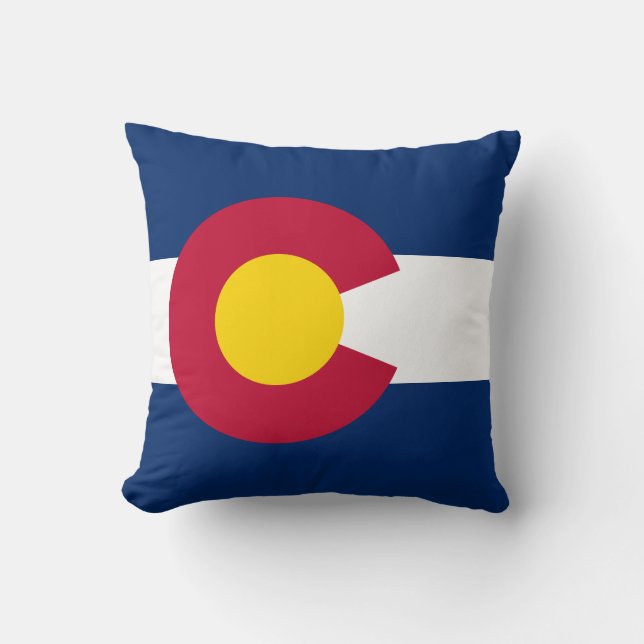 Vlag van Colorado Kussen (Voorkant)