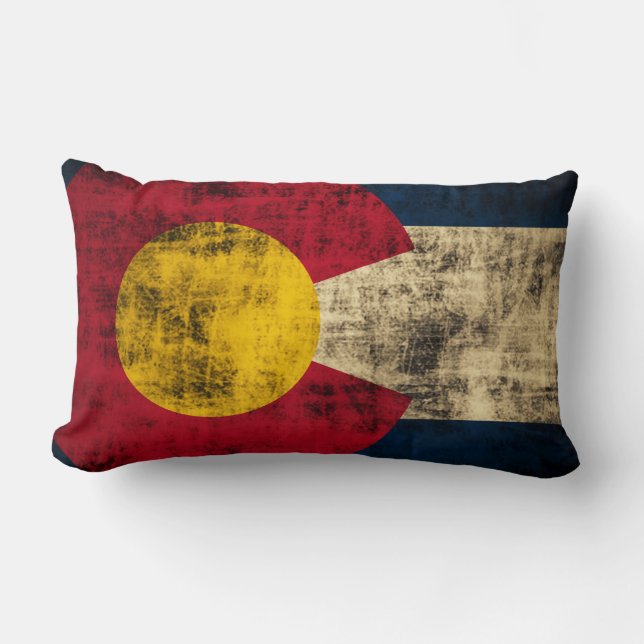  vlag van Colorado Kussen (Voorkant)