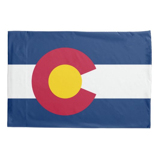 Vlag van Colorado Kussensloop (Achterkant)