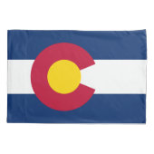 Vlag van Colorado Kussensloop (Achterkant)