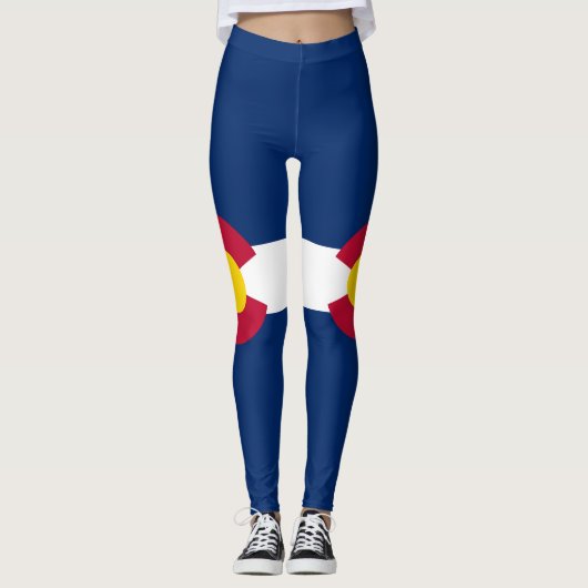 Vlag van Colorado Leggings (Voorkant)
