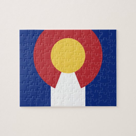 Vlag van Colorado Legpuzzel (Horizontaal)