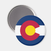 Vlag van Colorado Magneet (Voorkant / Achterkant)