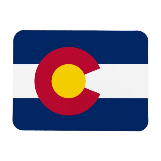 Vlag van Colorado Magneet (Horizontaal)
