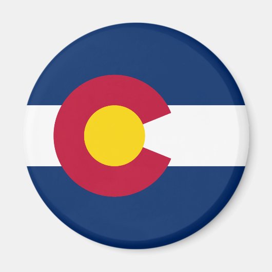 Vlag van Colorado Magneet (Voorkant)