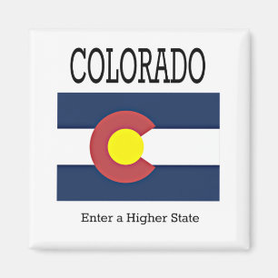 Vlag van Colorado Magneet