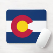 Vlag van Colorado Muismat (Met muis)