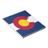 Vlag van Colorado Notitieblok (Schuin)