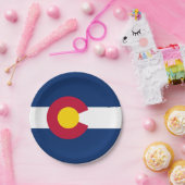 Vlag van Colorado Papieren Bordje (Feest)