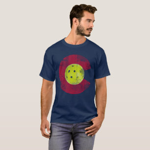 Vlag van Colorado Pickleball T-shirt