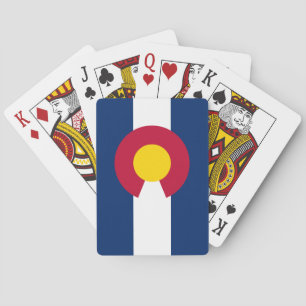 Vlag van Colorado Pokerkaarten