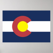 Vlag van Colorado Poster (Voorkant)
