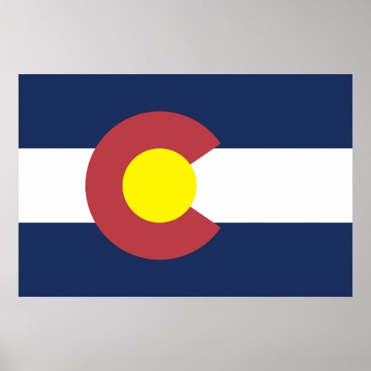 Vlag van Colorado Poster (Voorkant)