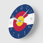 Vlag van Colorado Ronde Klok (Hoek)