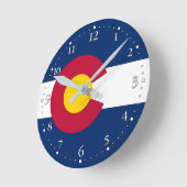 Vlag van Colorado Ronde Klok (Hoek)