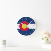 Vlag van Colorado Ronde Klok (Huis)