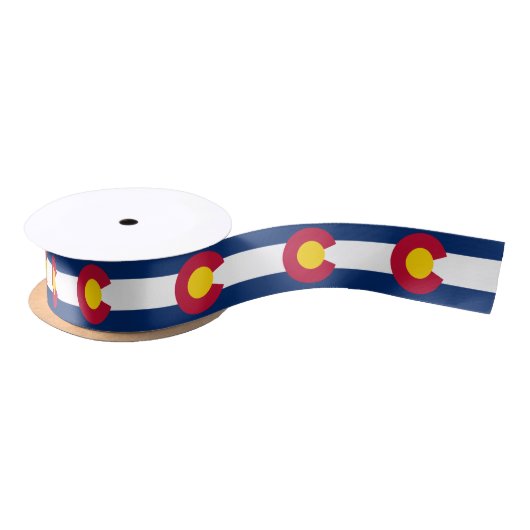 Vlag van Colorado Satijnen Lint (Spoel)