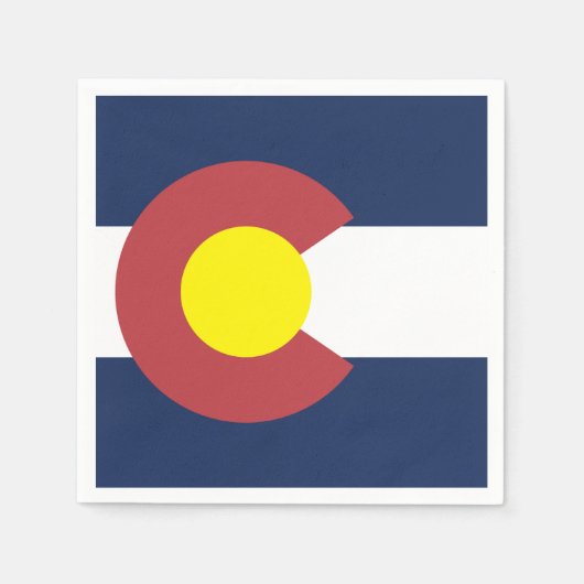 Vlag van Colorado Servet (Voorkant)