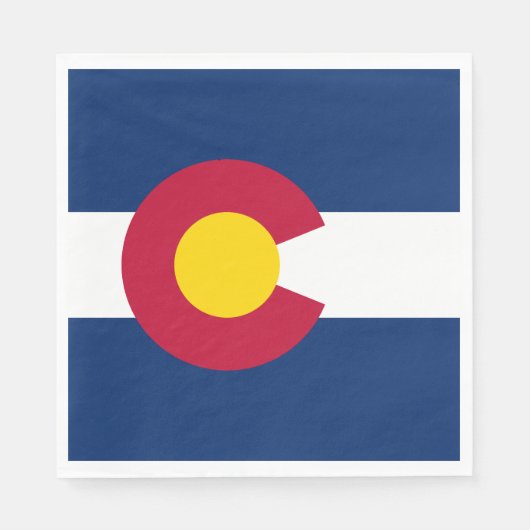 Vlag van Colorado Servet (Voorkant)