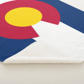 Vlag van Colorado Sherpa Blanket Deken (3/4)