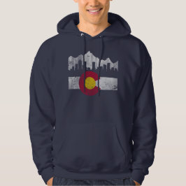 vlag van Colorado Skyline Hoodie
