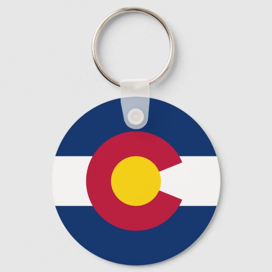 Vlag van Colorado Sleutelhanger (Voorkant)