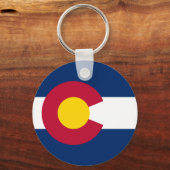 Vlag van Colorado Sleutelhanger (Voorkant)