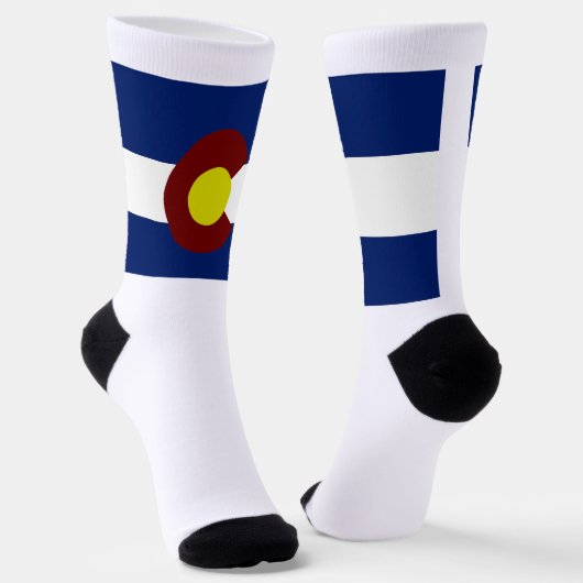 Vlag van Colorado Sokken (Gebogen)
