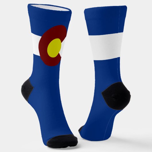 Vlag van Colorado Sokken (Gebogen)