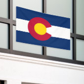 Vlag van Colorado Spandoek (Buitenkant Gebouw)
