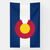 Vlag van Colorado Spandoek (Verticaal)