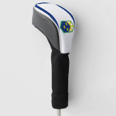 Vlag van Colorado Springs, Colorado Golfheadcover (Schuin)