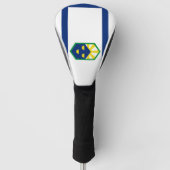 Vlag van Colorado Springs, Colorado Golfheadcover (Voorkant)